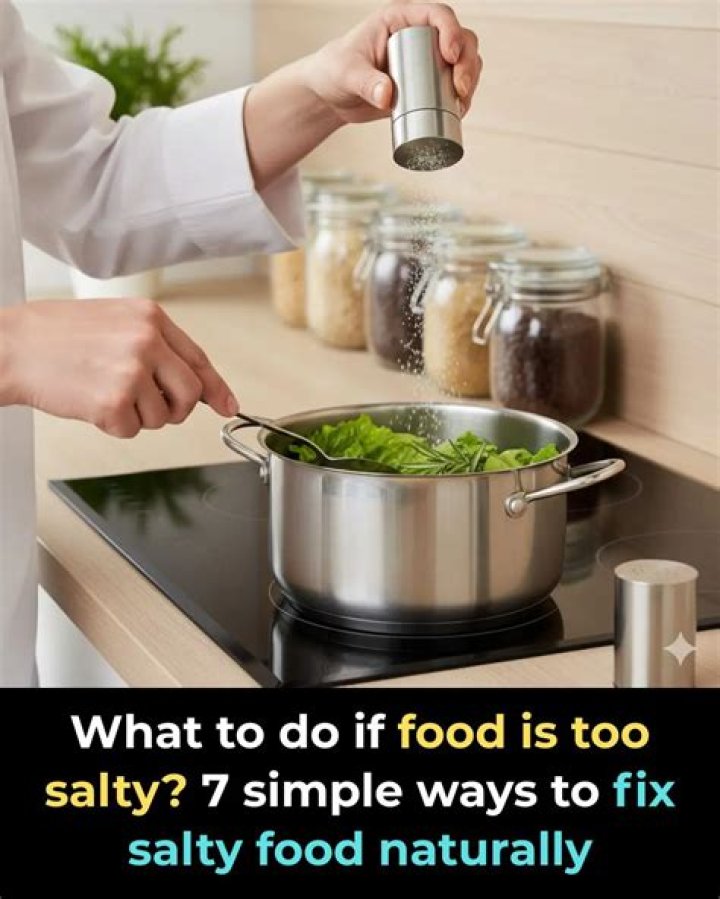 How do you fix overly seasoned food?