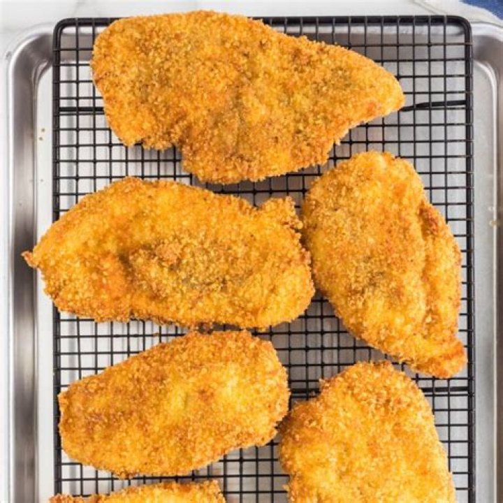 How do you get breading to stick to chicken cutlets?
