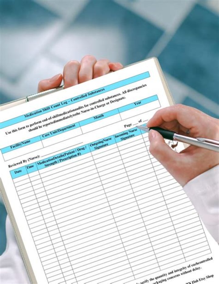 How do you log controlled substances?