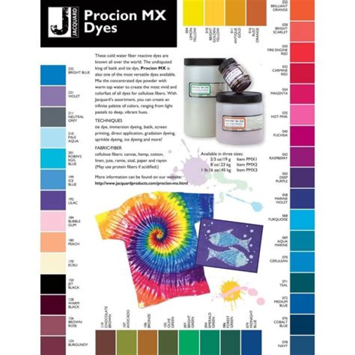 How do you mix procion dye?