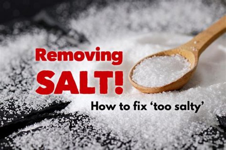 How do you remove salt from pickles?