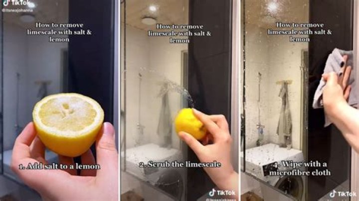 How do you remove tough limescale from taps?