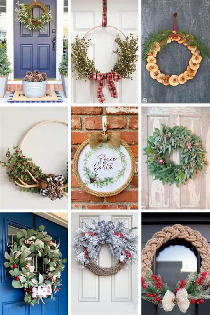How do you stick a wreath on the ground?