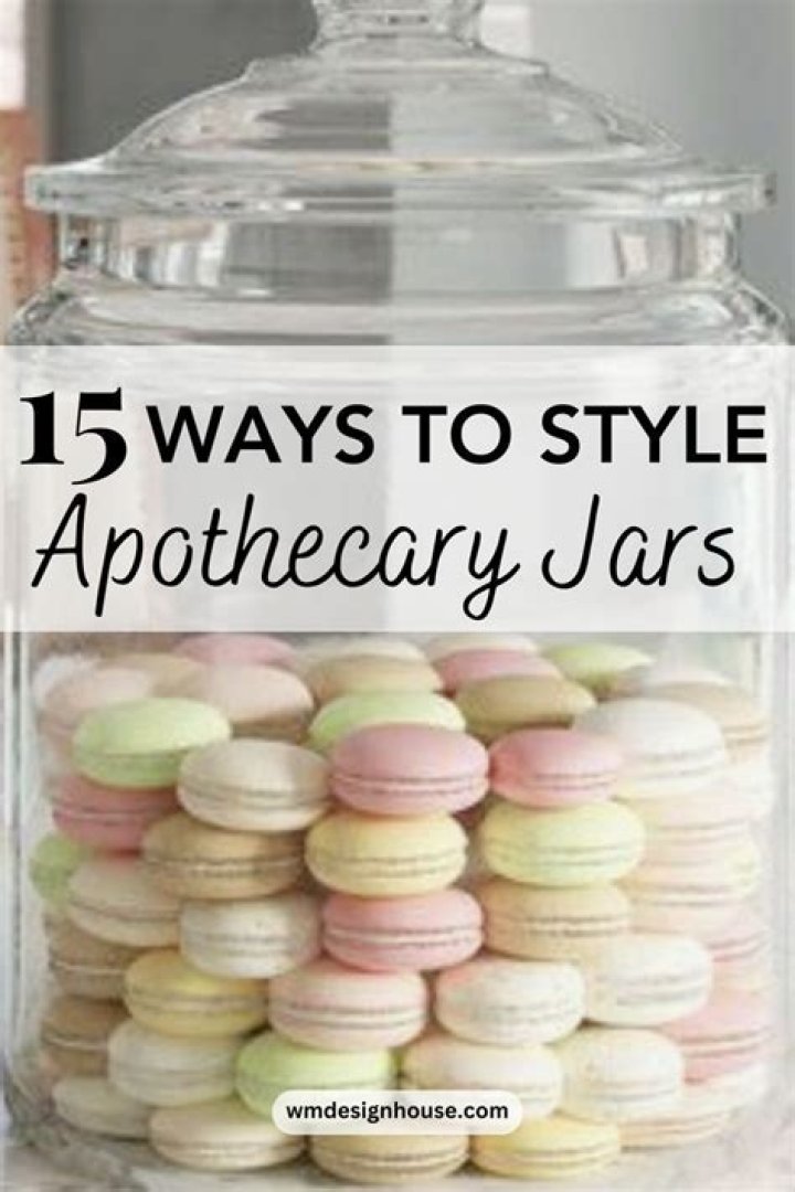 How do you style an apothecary jar?