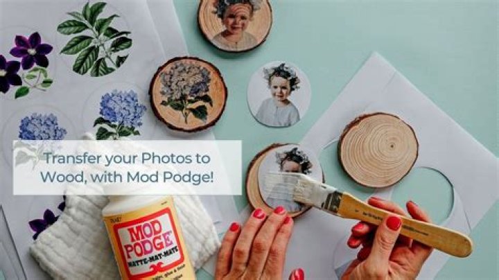 How do you transfer paper with Mod Podge?