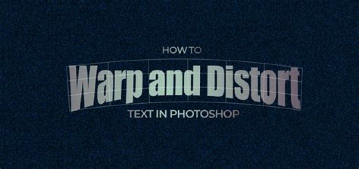 How do you warp text in Photoshop CS4?
