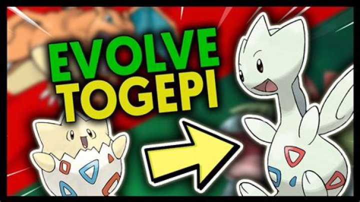 How does Togepi evolve into Togetic?
