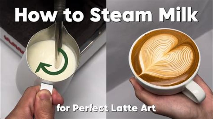 How frothy should milk be for latte art?