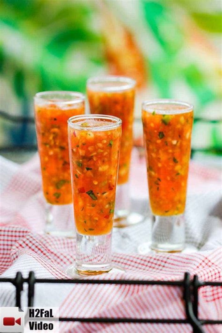 How is gazpacho served?
