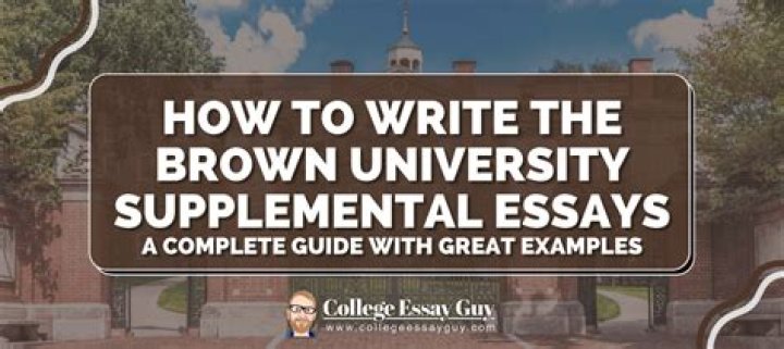 How long are Brown supplemental essays?