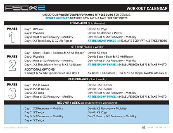How many P90X workouts are there?