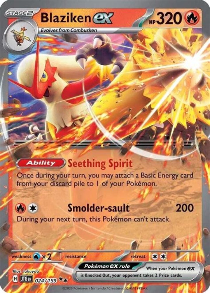 How much does a blaziken Ex sell for?