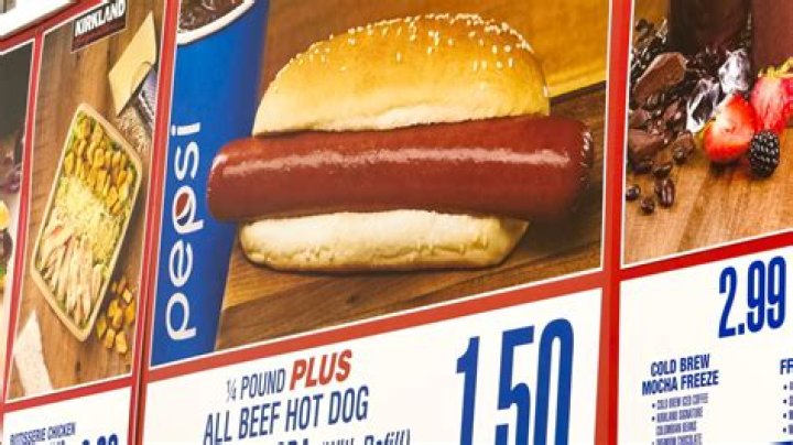 How much does an average hot dog cost?