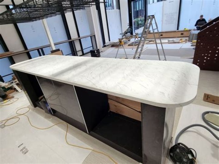 How much does Corian cost per linear foot?