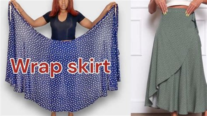 How much fabric do I need for a wrap skirt?