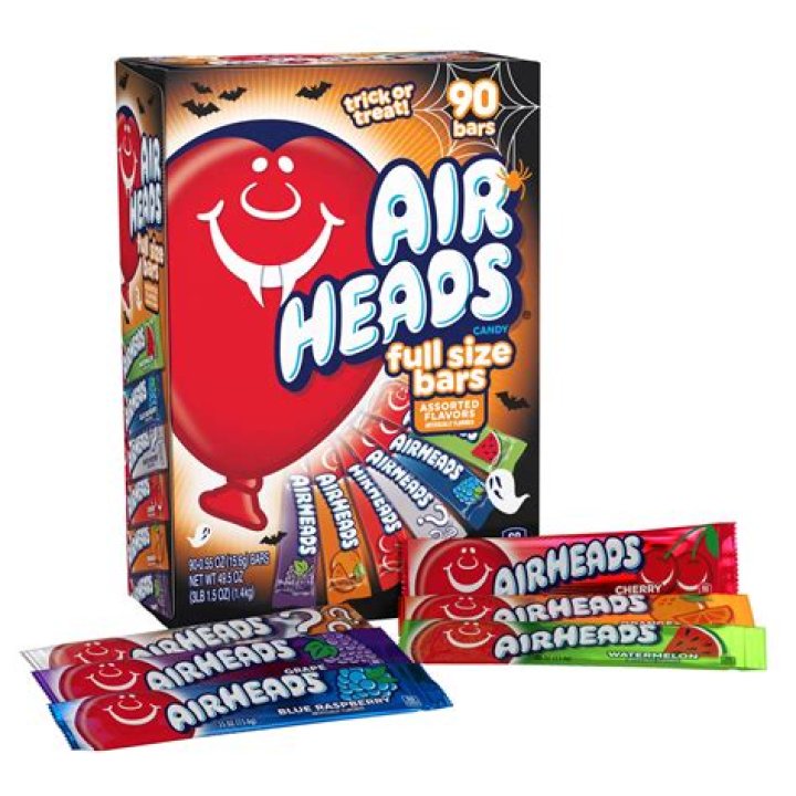 How much fat is in a airhead?