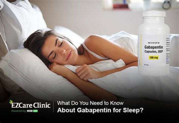 How much gabapentin should I take to sleep?
