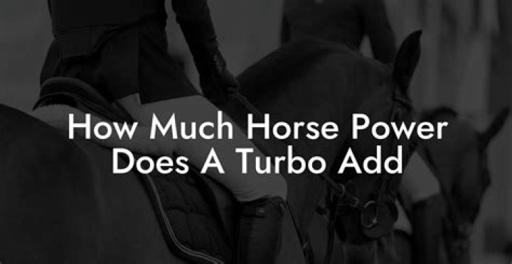 How much horsepower does JB4 add?