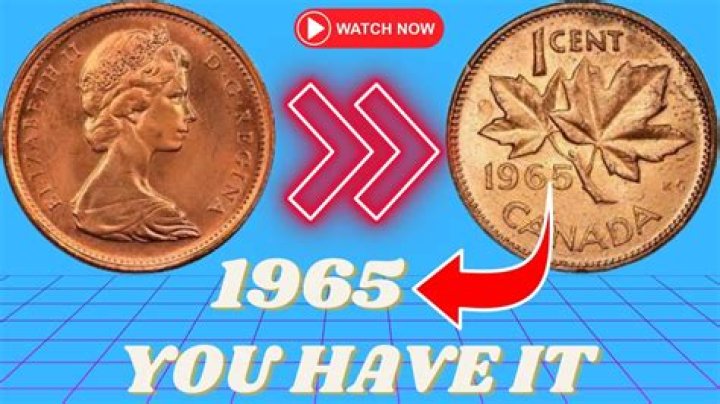 How much is a 1965 Canadian dime worth?