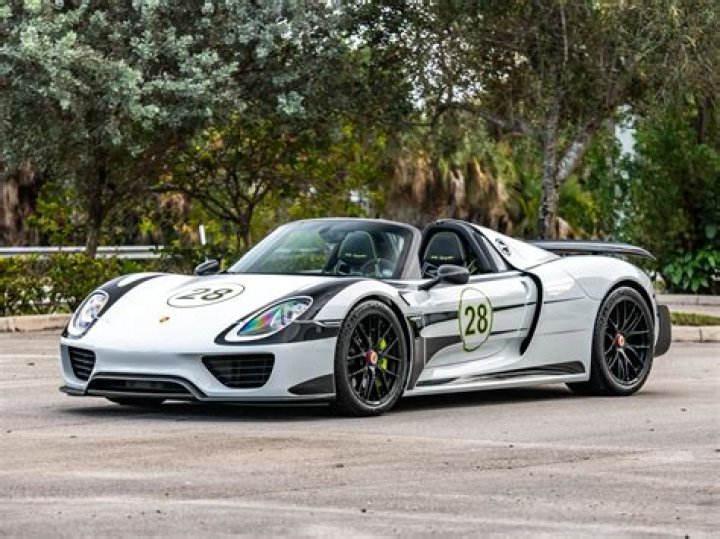 How much is a 918 Porsche Spyder worth?