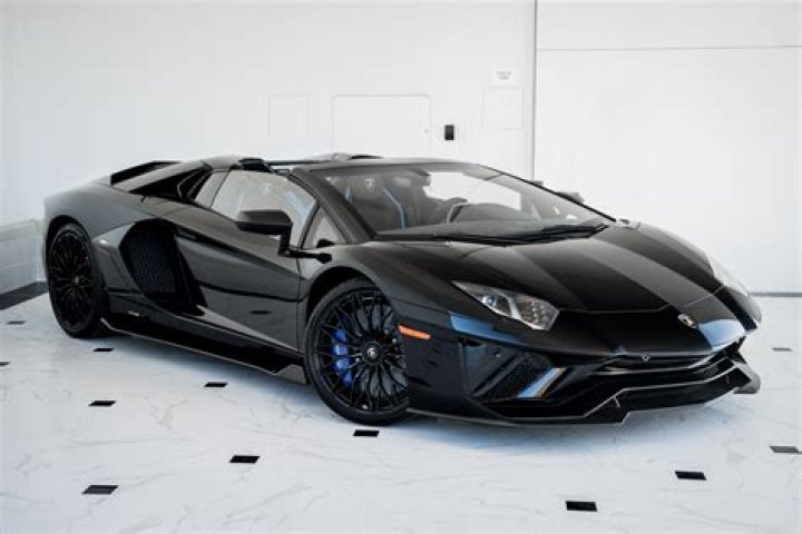 How much is a Lamborghini Aventador black?