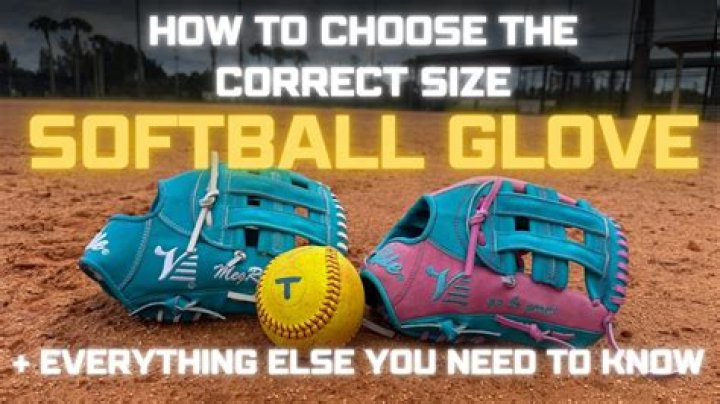 Is a 14 inch softball glove too big?