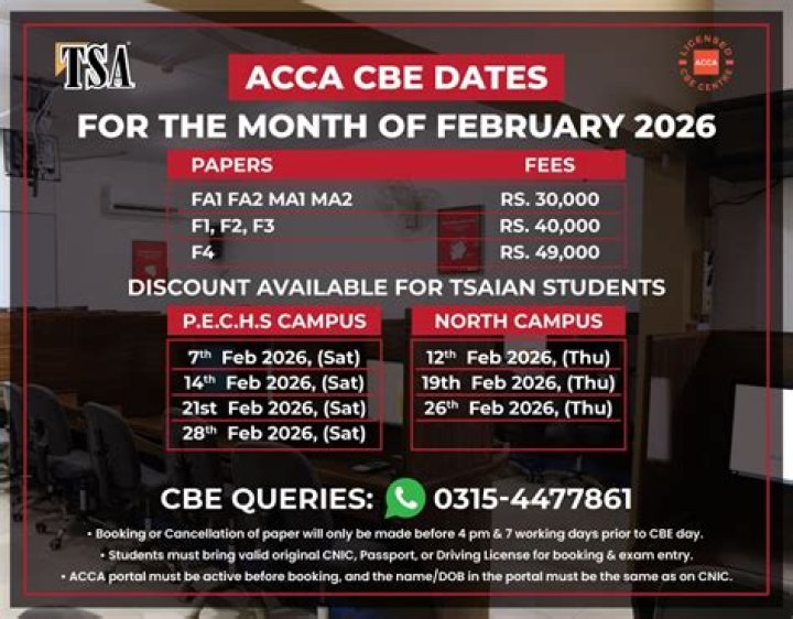 Is ACCA CBE?