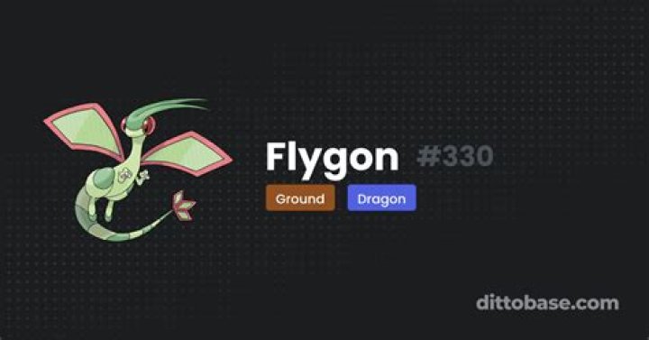 Is Flygon a flying type?