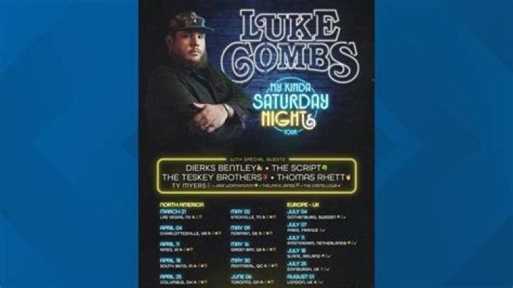 Is Luke Combs coming to Lexington KY?