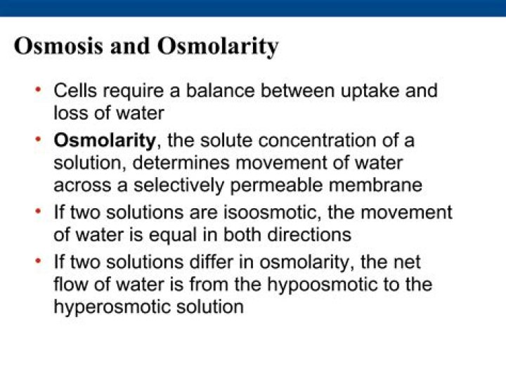 Is osmolarity equal to molarity?