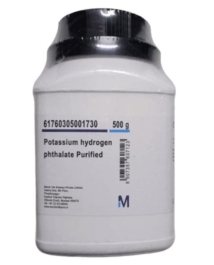 Is potassium hydrogen phthalate hazardous?