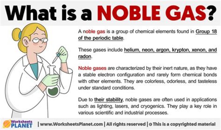 Is rubidium a noble gas?
