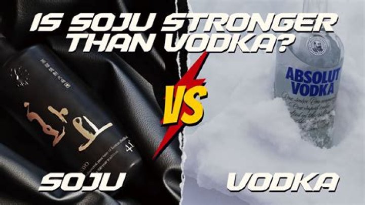 Is shochu stronger than soju?