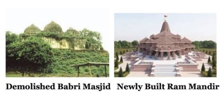 Is there a Ram Mandir at Babri Masjid?