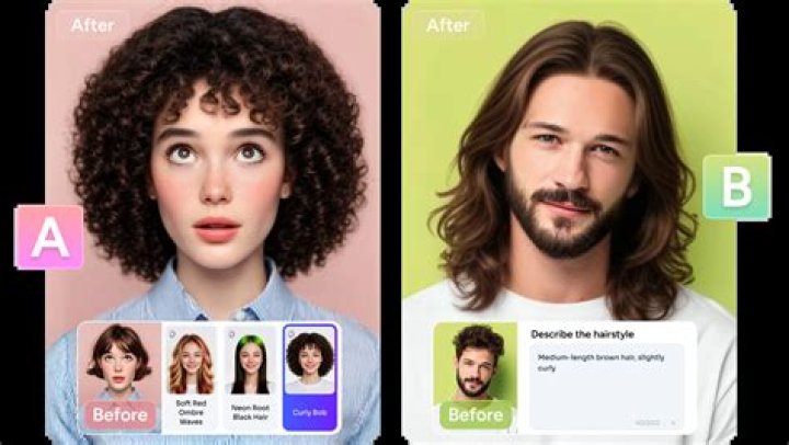 Is there an app that lets you try different hairstyles?