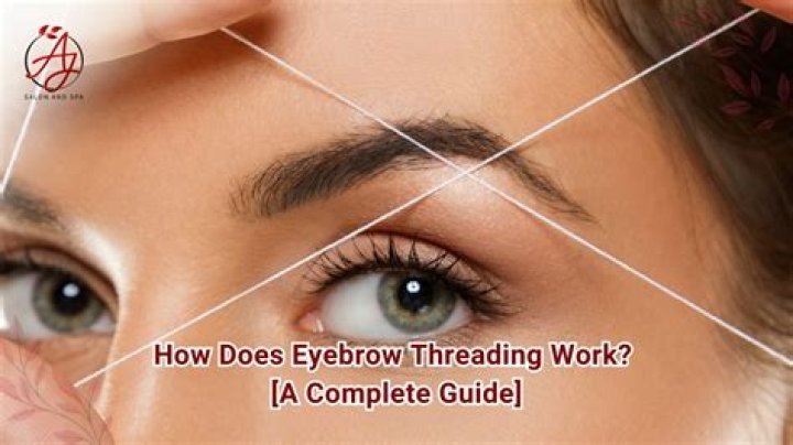 Is threading bad for your eyebrows?