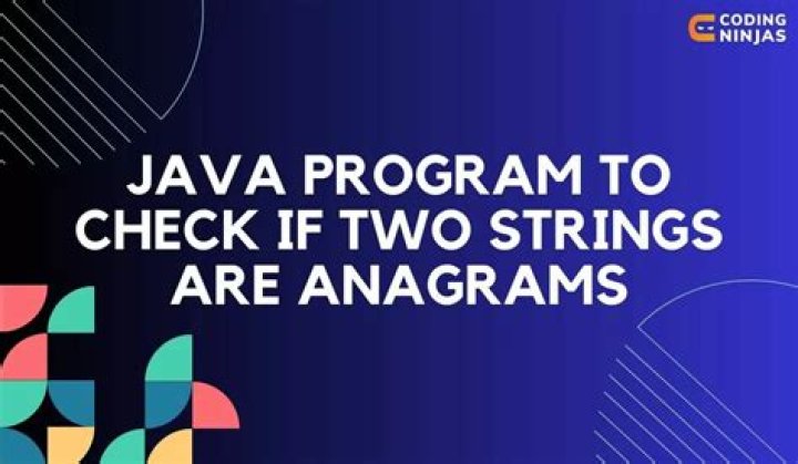 What are anagrams in Java?