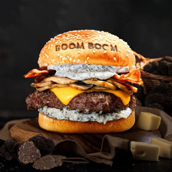 What are boom burgers?