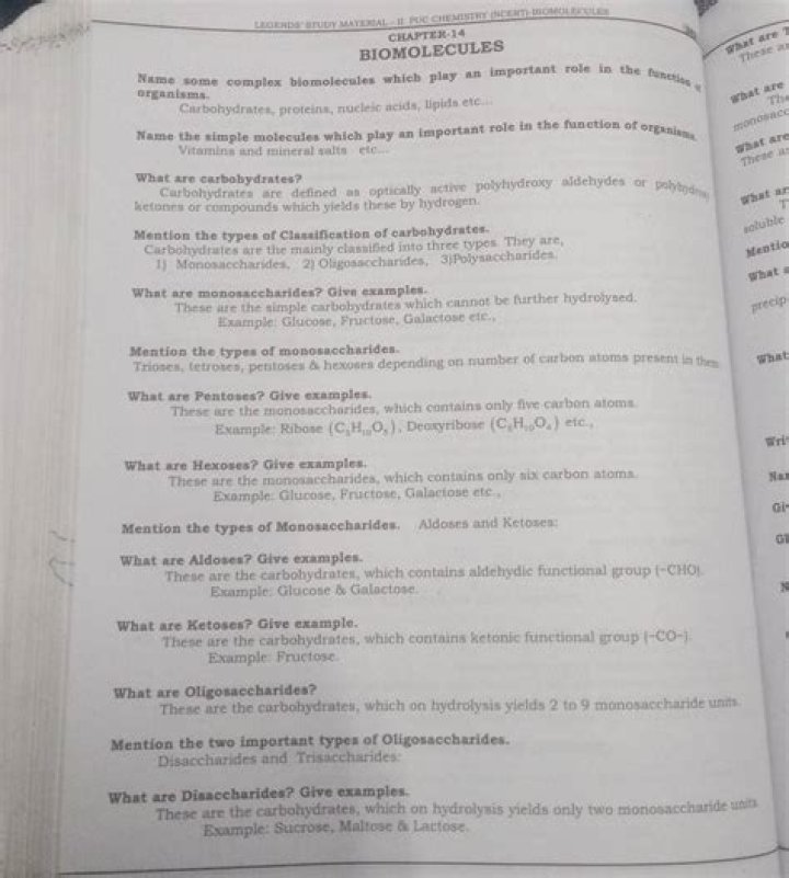 What are Pentoses give examples?