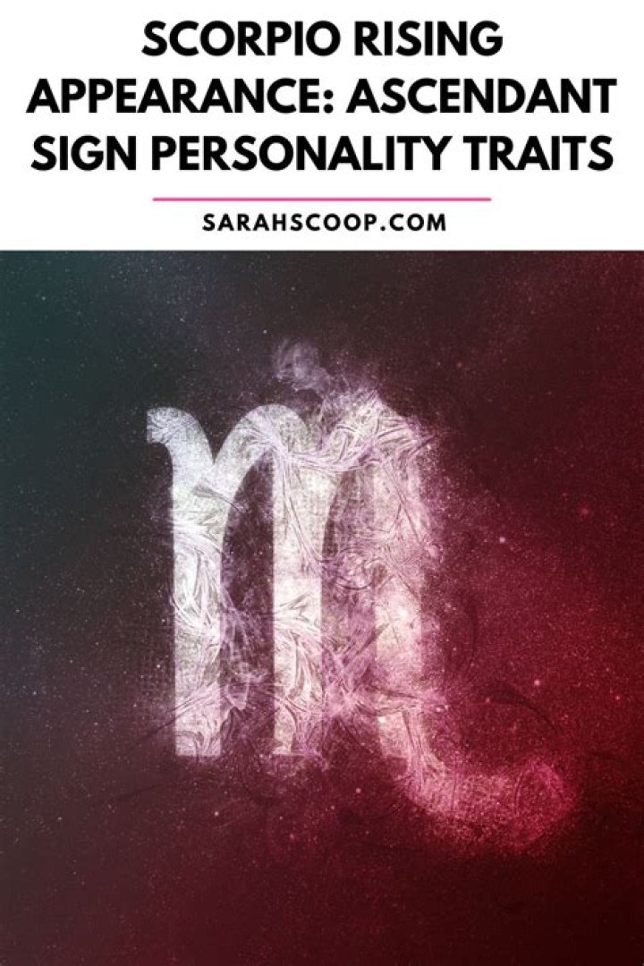 What are Scorpio Rising physical traits?