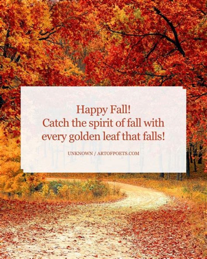 What are some good fall quotes?