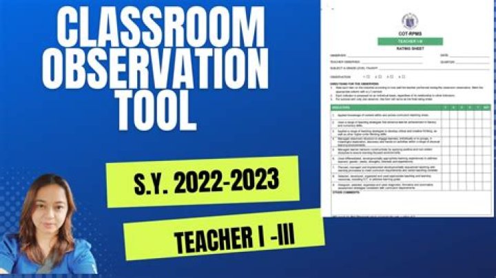What are some observation tools?
