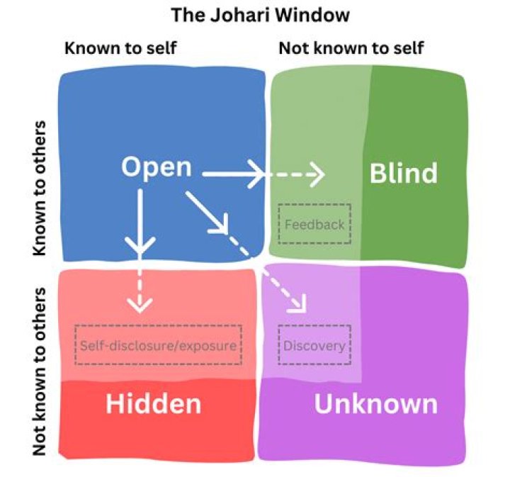 What are the 4 basic Johari Window model?