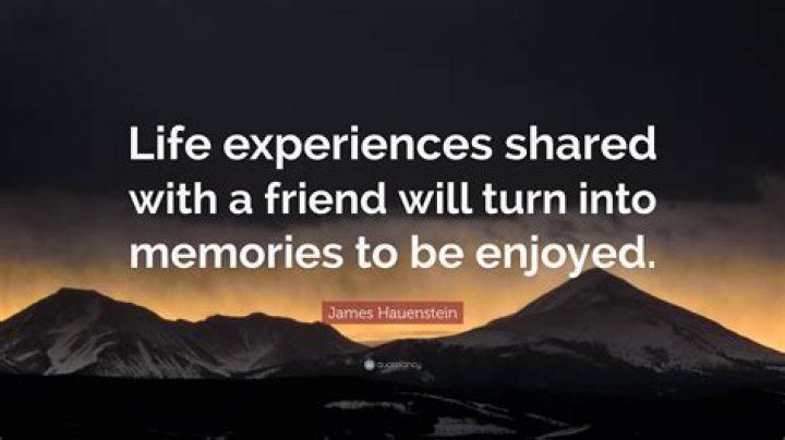 What are the best experiences in life?