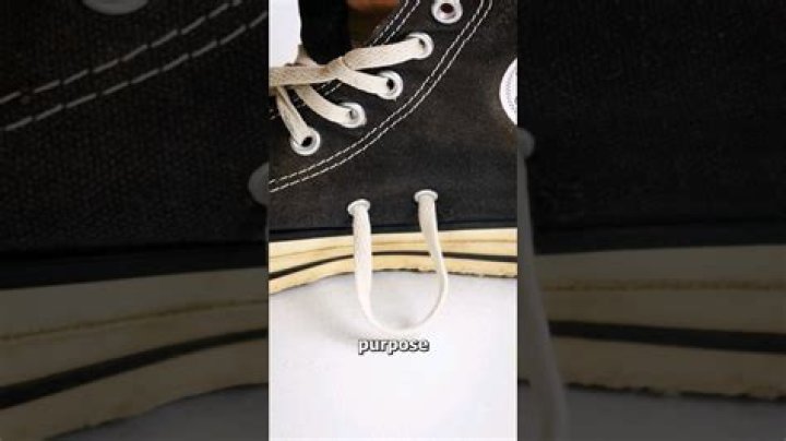 What are the holes in Converse for?