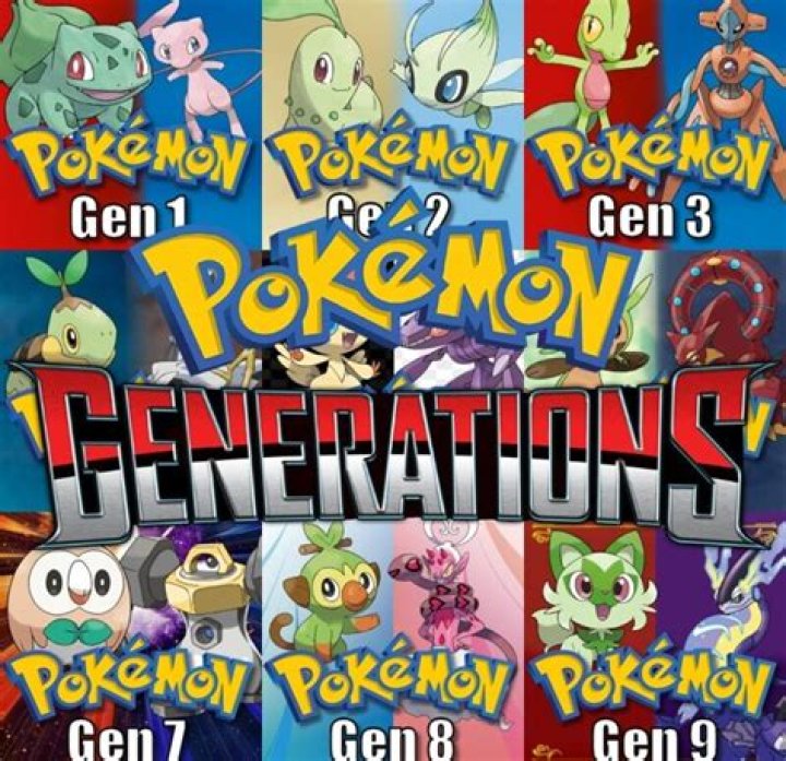What are the Pokemon generations in order?