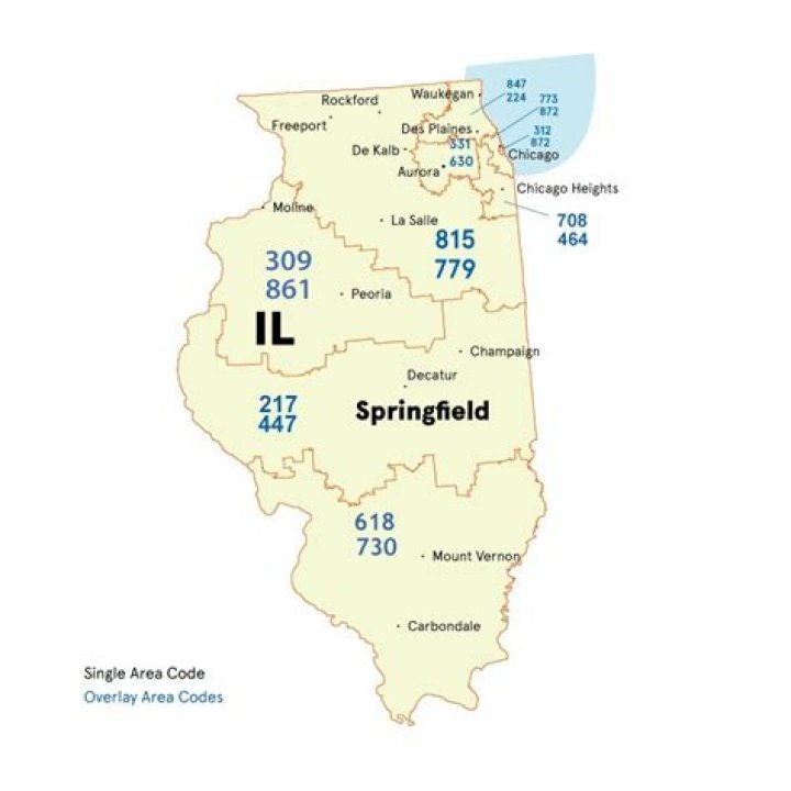 What area code is Winnetka Illinois?