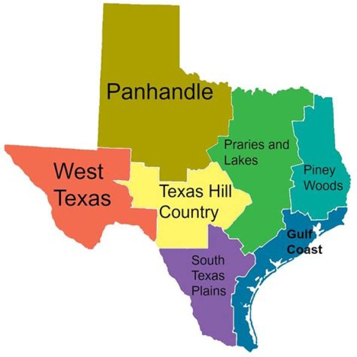 What areas are considered West Texas?