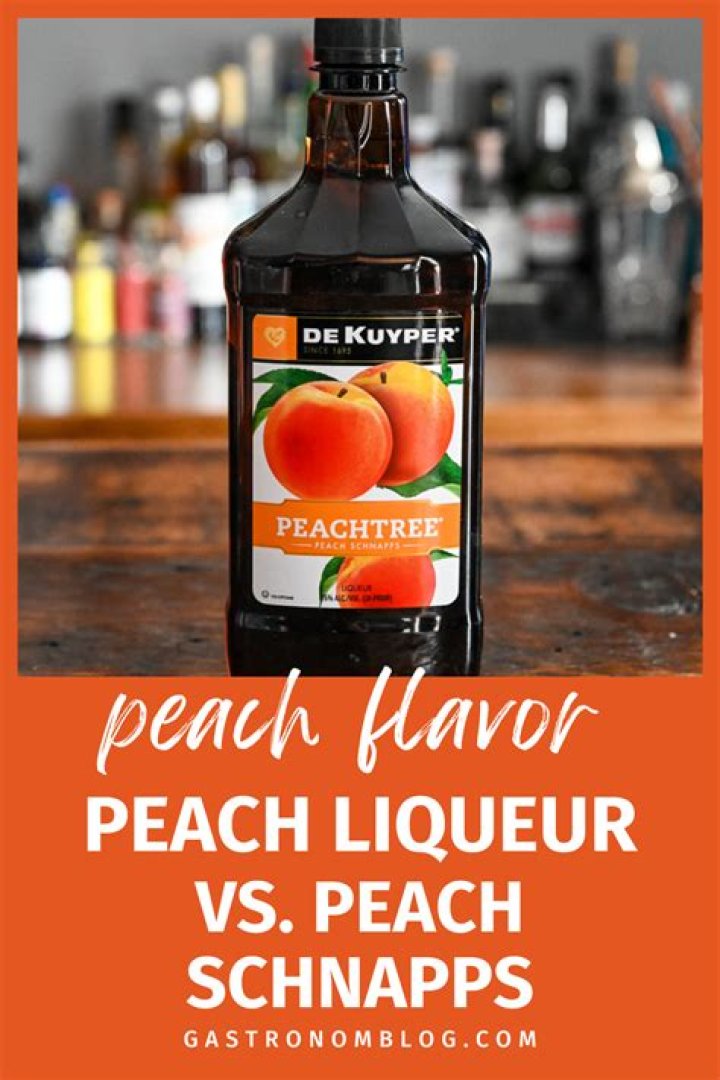 What can you mix peach schnapps with?
