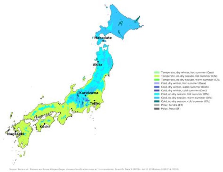What climate region is the US in?